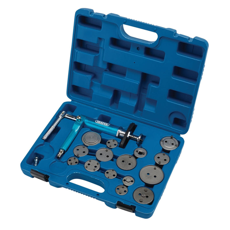 Draper Pneumatic Brake Caliper Wind-Back Tool Kit (16 Piece) 09443 Draper - Dynamic Drive