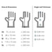 Black Pearl Nitrile Powder Free Gloves Unigloves  - Dynamic Drive
