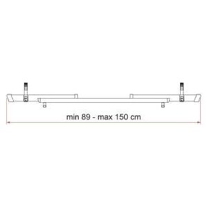 Fiamma Bikerail Quick C Black Caps 98656-369 Fiamma - Dynamic Drive