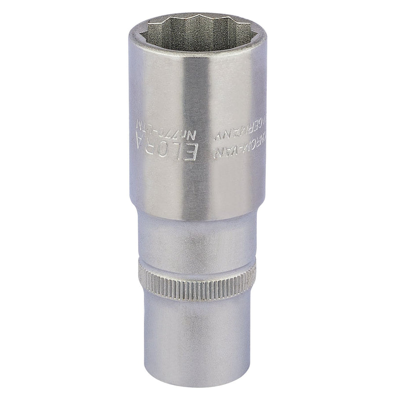 Draper Elora Deep Bi-Hexagon Socket, 1/2" Sq. Dr., 22mm 11936 Draper - Dynamic Drive