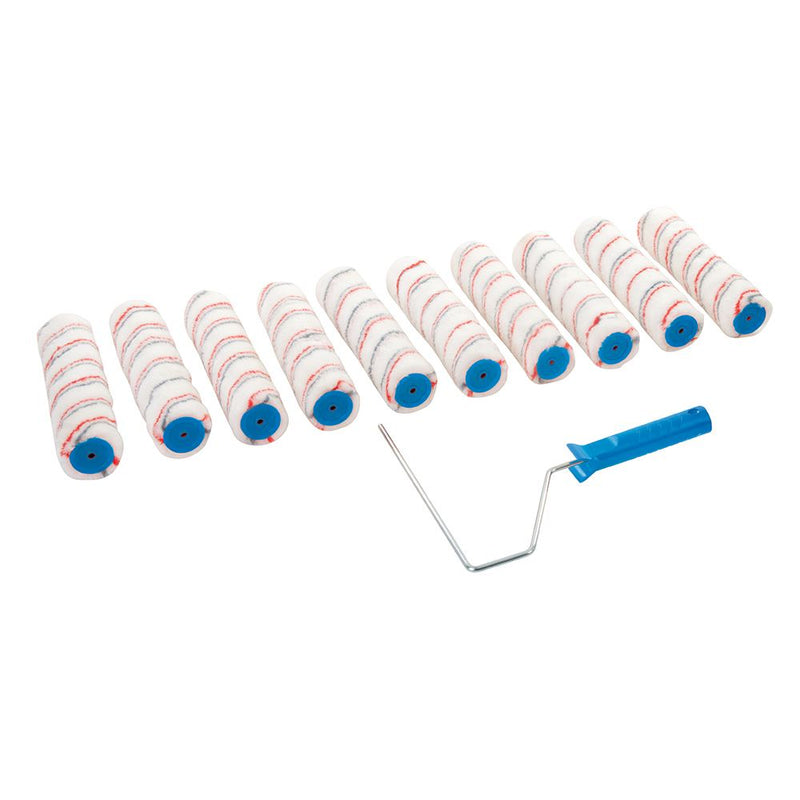Silverline Roller Frame & 10 Sleeves 254mm Silverline - Dynamic Drive
