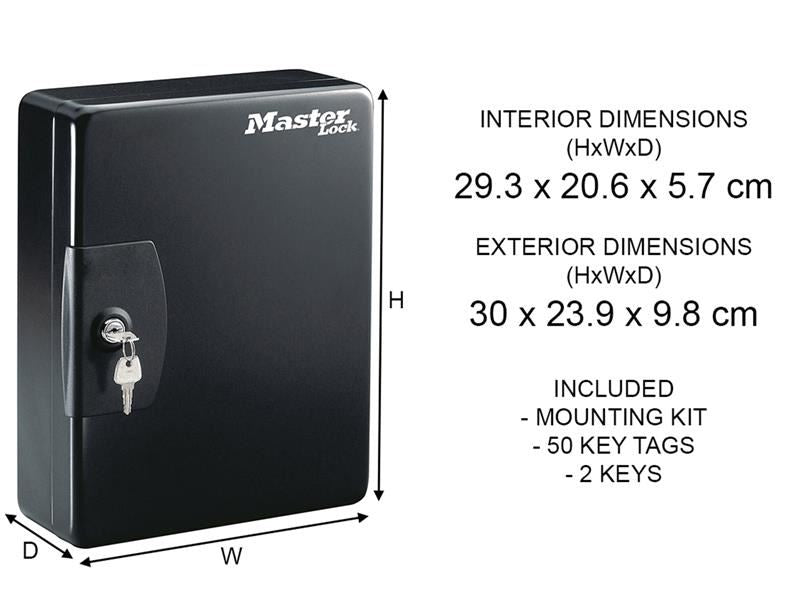 Master Lock Medium Key Storage Lock Box For 50 Keys Master Lock - Dynamic Drive