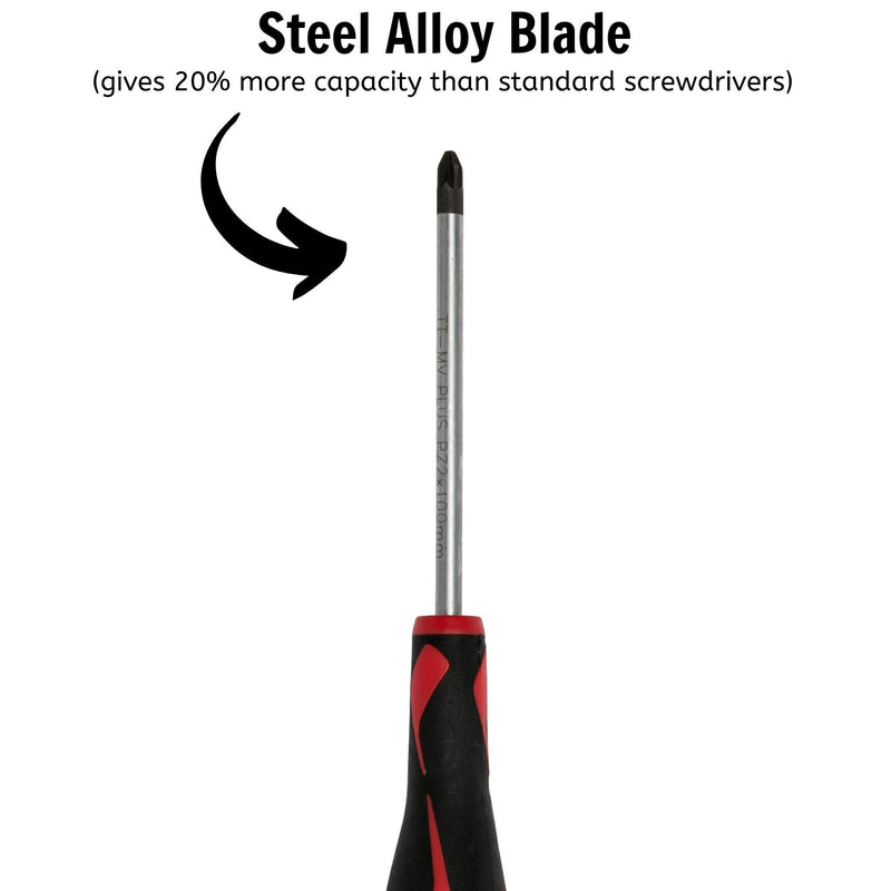 Teng Tools PZ Screwdriver PZ2 x 100mm M Teng Tools - Dynamic Drive