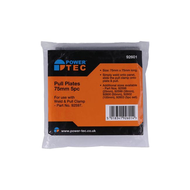 Power-Tec Pull Plate 75mm 5pc 92601 Power-Tec - Dynamic Drive
