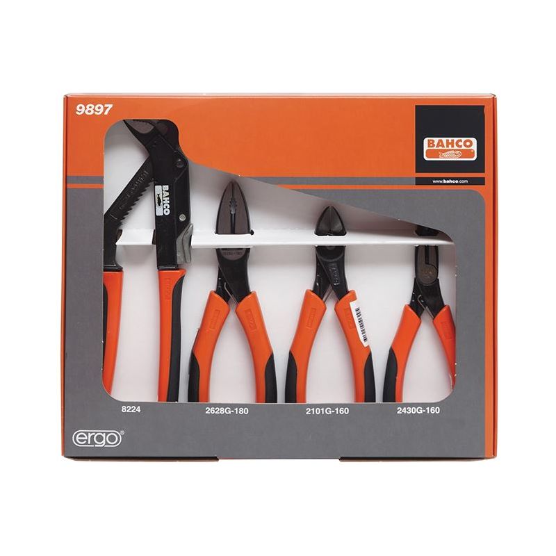 Bahco 9897 Plier Set, 4 Piece Bahco - Dynamic Drive