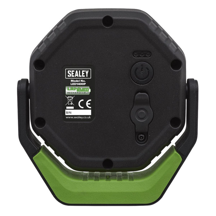 Sealey LED1400P Rechargeable Pocket Floodlight with Magnet 360° 14W COB LED Sealey  - Dynamic Drive