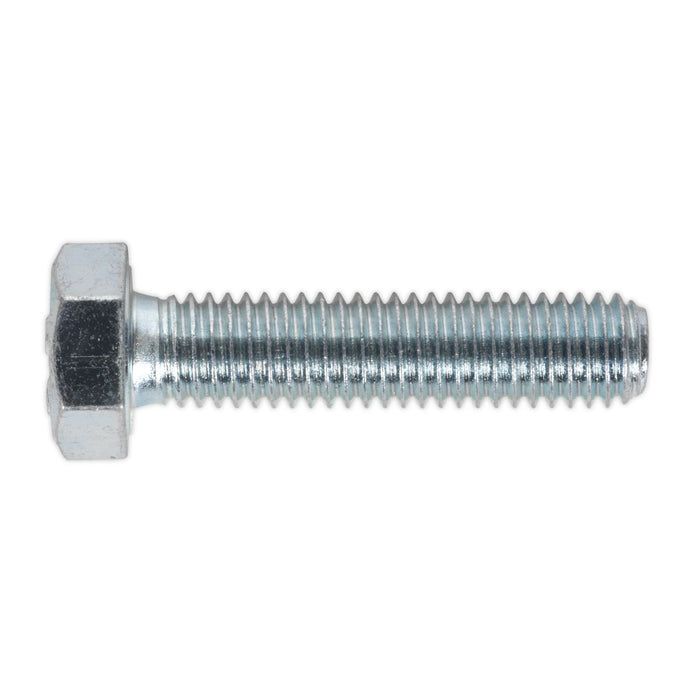 Sealey HT Setscrew M8 x 35mm 8.8 Zinc Pack of 50 SS835 Sealey - Dynamic Drive