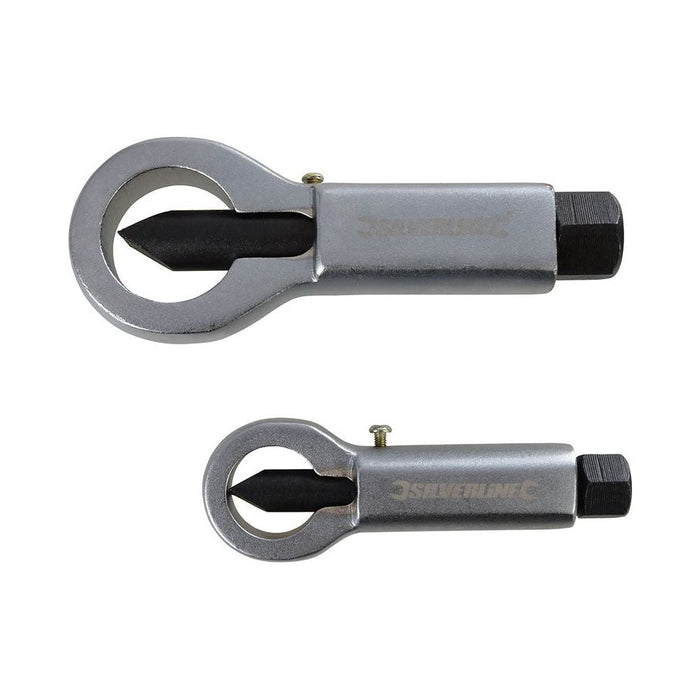 Silverline Nut Splitter Set 2pce 2 - 15mm & 15 - 22mm Silverline - Dynamic Drive