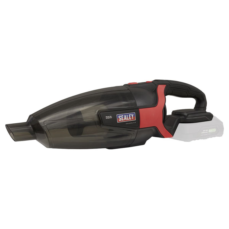 Sealey Cordless Handheld Vacuum Cleaner 650ml 20V SV20 Series Kit 2 Batteries Sealey - Dynamic Drive
