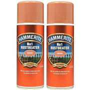 2x Hammerite NO.1 Rust Beater Aerosol Anti Corrosion Protection Spray 400ml Hammerite - Dynamic Drive