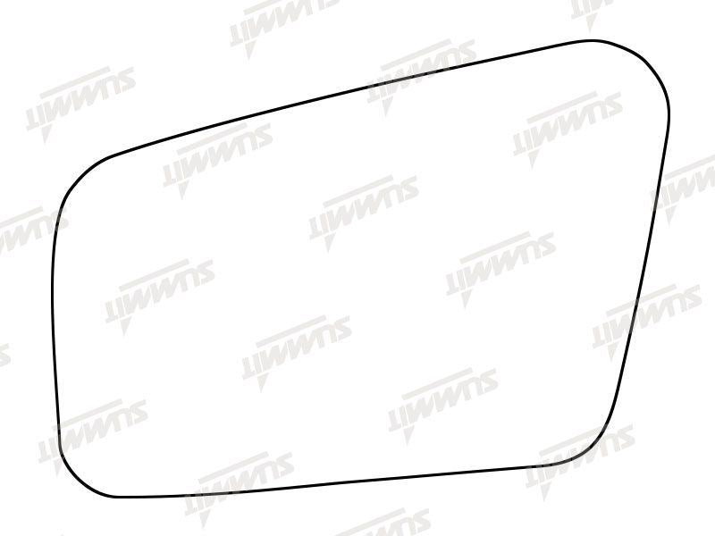 Summit Stick-On Standard Mirror Glass fits Lada Riva Samara LHS Summit - Dynamic Drive