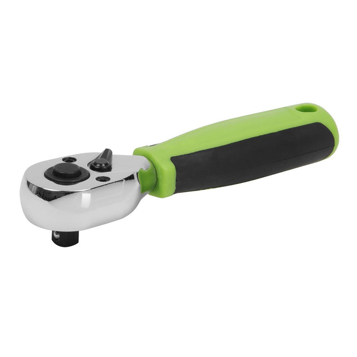 Siegen Siegen Stubby Ratchet Wrench with Flip Reverse 1/4"Sq Drive S01258 Siegen - Dynamic Drive