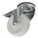 Sealey Castor Wheel Bolt Hole Swivel with Total Lock100mm SCW4100SBL Sealey - Dynamic Drive