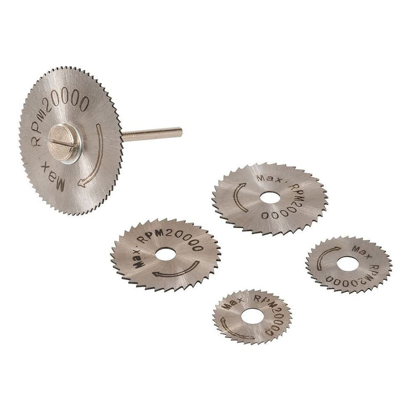 Silverline HSS Saw Disc Set 6pce 22, 25, 32, 35 & 44mm Silverline - Dynamic Drive