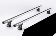 Summit Commercial 2 x Aluminium Fixed Point Roof Bars Rack 1.25m SULC-009 Summit - Dynamic Drive