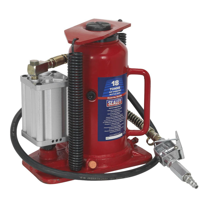 Sealey Air Operated Bottle Jack 18 Tonne YAJ18S Sealey - Dynamic Drive