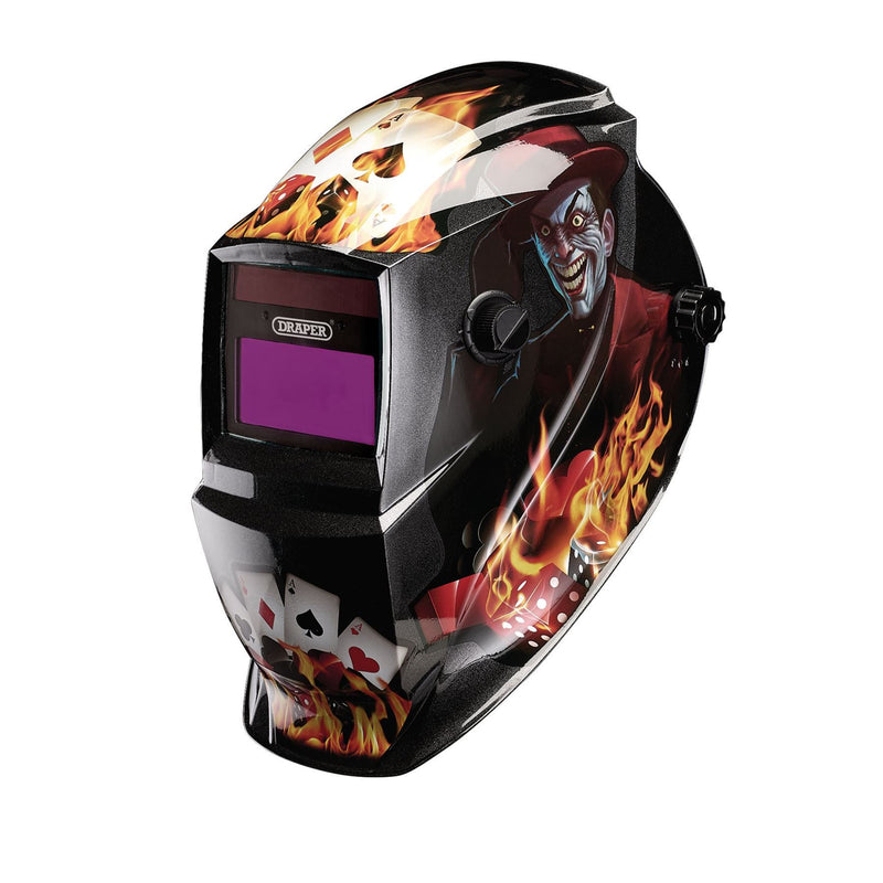 Draper Auto-Darkening Welding Helmet, Playing Cards 02515 Draper - Dynamic Drive