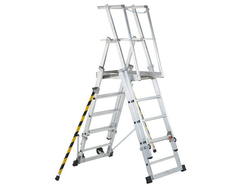 Zarges ZAP 2 Access Platform, Platform Height 1.3/1.6/1.8/2.1/2.4m 5-9 Rungs Zarges - Dynamic Drive