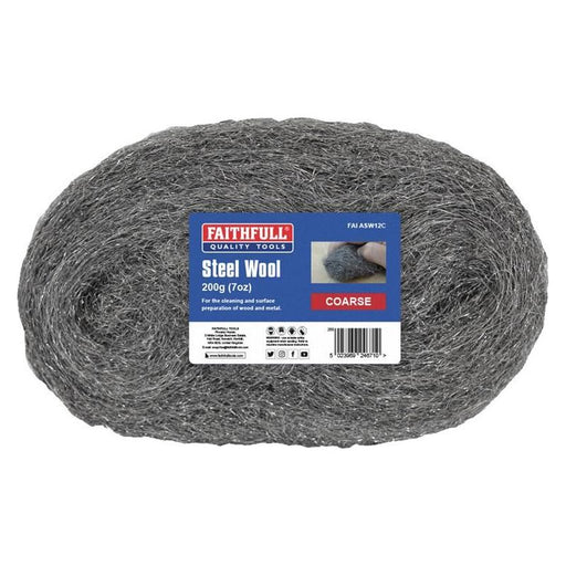 Faithfull Steel Wool Coarse 200g Faithfull - Dynamic Drive