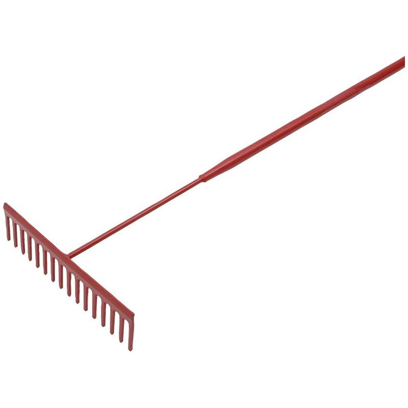 Faithfull Asphalt Rake 16 Flat Teeth - Tubular Steel Shaft Faithfull - Dynamic Drive