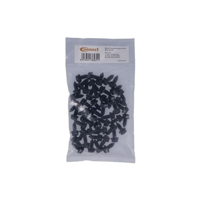 Connect Black Hex-Head Body Screw with Washer - Universal 50pc 36431 Tool Connection - Dynamic Drive
