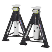 Sealey AXLe Stands (Pair) 6 Tonne Capacity per Stand White AS6 Sealey - Dynamic Drive