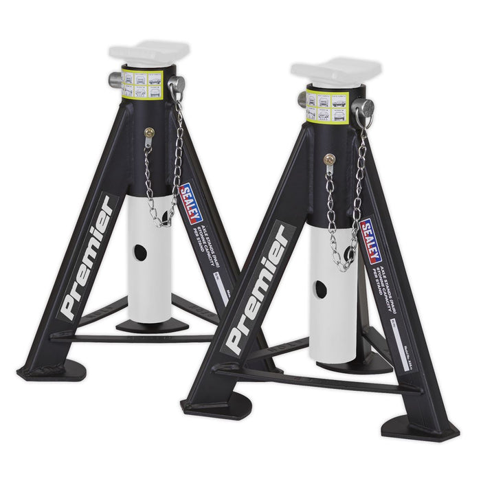 Sealey Axle Stands (Pair) 6 Tonne Capacity per Stand AS6 Sealey  - Dynamic Drive