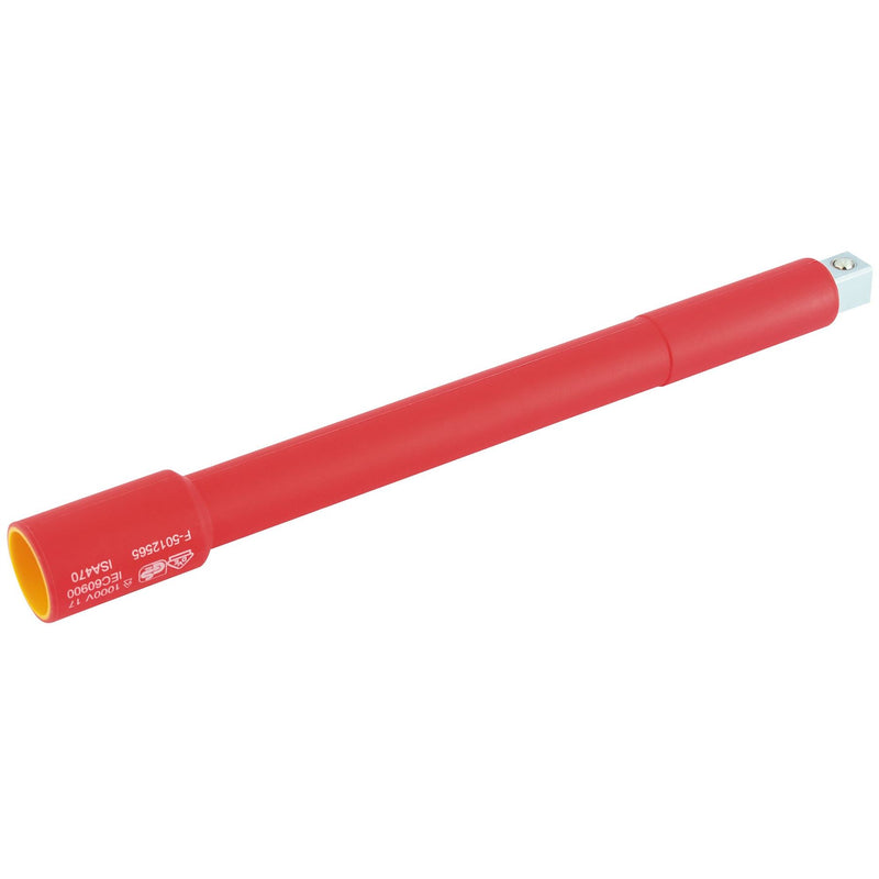 Draper VDE Approved Fully Insulated Extension Bar, 1/2" Sq. Dr., 250mm 32144 Draper - Dynamic Drive