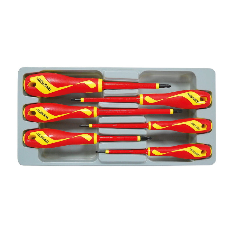Teng Tools Insulated Screwdriver Set Flat & PH 6 Pieces Teng Tools - Dynamic Drive