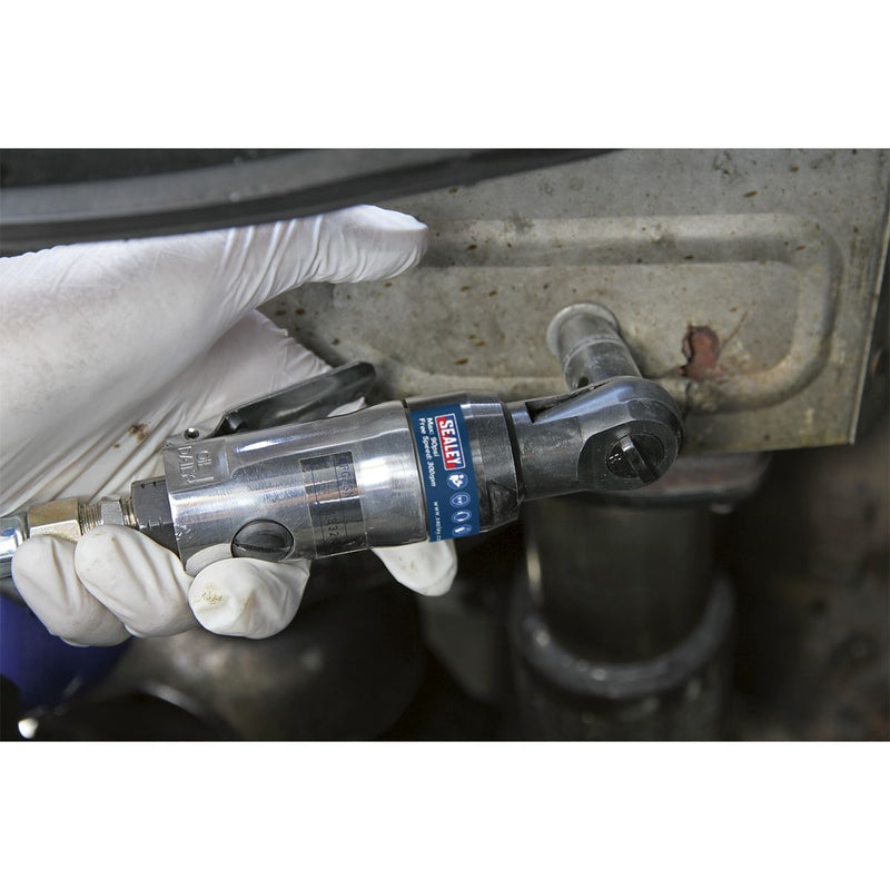 Sealey Air Ratchet Wrench 3/8"Sq Drive Super Stubby SA231 Sealey - Dynamic Drive