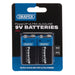 Draper PowerUP Ultra Alkaline 9V Batteries (Pack of 2) 03983 Draper - Dynamic Drive