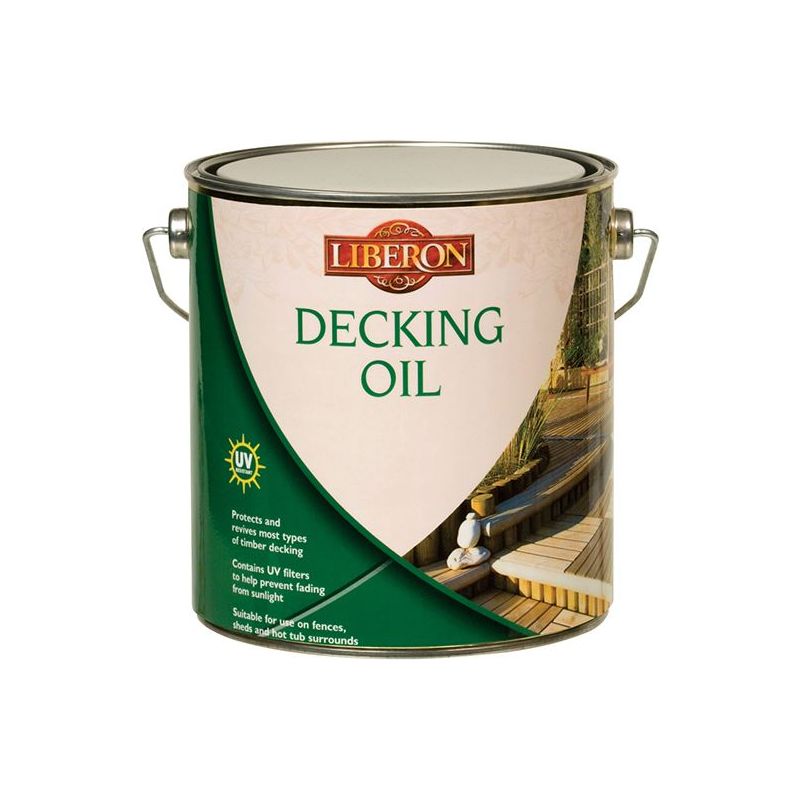 Liberon Decking Oil Medium Oak 2.5 litre Liberon - Dynamic Drive