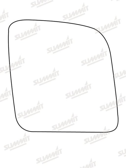 Summit Heated Base Plate With Commercial Mirror Glass fits Ford Transit Connect RHS Summit - Dynamic Drive