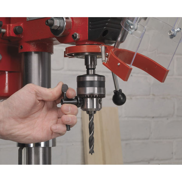 Sealey Pillar Drill Floor 12-Speed 1500mm Height 370W/230V GDM140F Sealey - Dynamic Drive