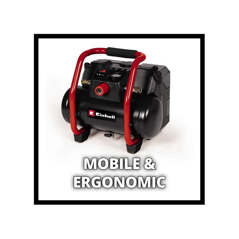 Einhell TE-AC 36/150 Li OF-Solo Power X-Change Air Compressor 36V (2x18V) Bare Unit Einhell - Dynamic Drive