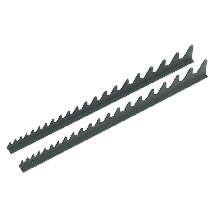 Sealey Sharks Teeth Spanner Rack 2pc WR01 Sealey - Dynamic Drive