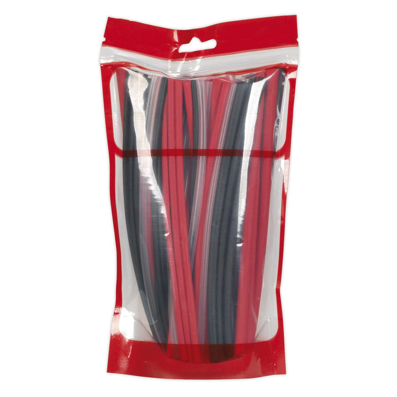 Sealey Heat Shrink Tubing Assortment 72pc Mixed Colours Adhesive Lined 200mm Sealey - Dynamic Drive