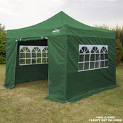 Dellonda Side Walls/Doors/Windows for Gazebo Fits 2 x 2m Models Dark Green Dellonda - Dynamic Drive
