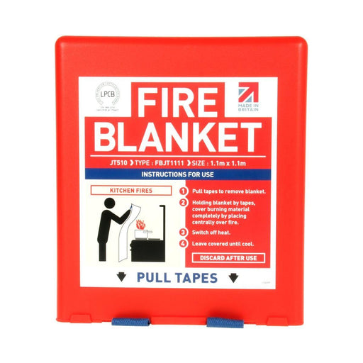 AG Fire Blanket Red 1 1m Sq for Caravans and Motorhomes AG - Dynamic Drive