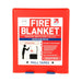 AG Fire Blanket Red 1 1m Sq for Caravans and Motorhomes AG - Dynamic Drive
