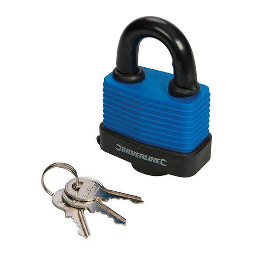 Silverline Weather-Resistant Padlock 60mm Silverline - Dynamic Drive
