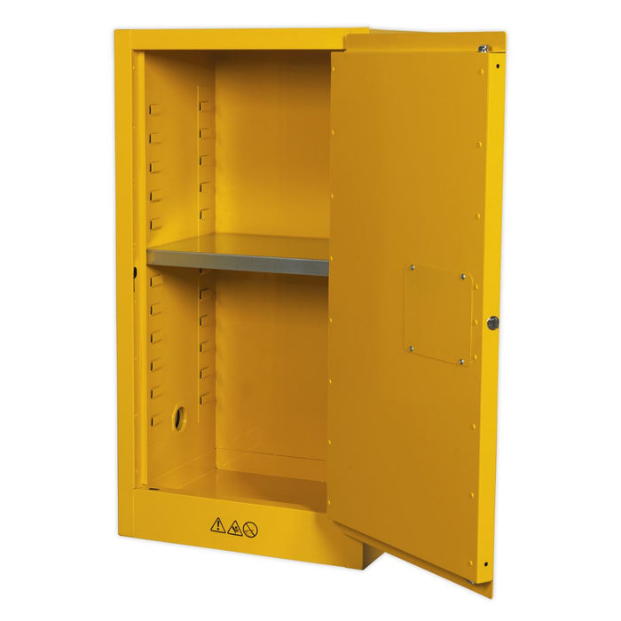 Sealey Flammables Storage Cabinet 585 x 460 x 1120mm FSC08 Sealey - Dynamic Drive