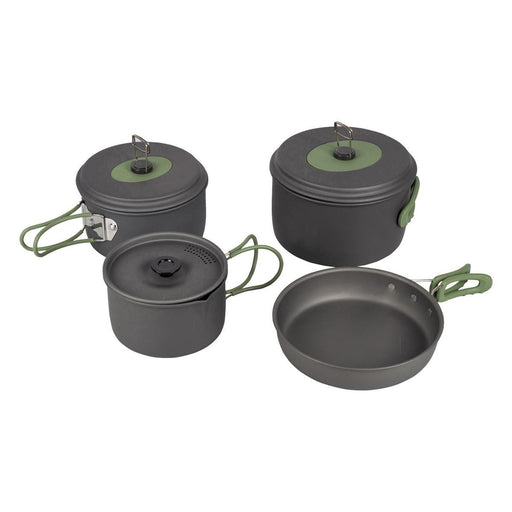 Bo-Camp Cookware Set Explorer 4 Pieces Hard Anodized Aluminium Bo-Camp - Dynamic Drive