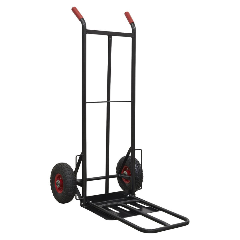 Sealey Heavy-Duty Sack Truck with PU Tyres 300kg Capacity CST990HD Sealey - Dynamic Drive
