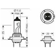 2 x OSRAM H7 Super Bright Premium 12V 80W High Wattage Off Road Headlight Bulbs OSRAM  - Dynamic Drive