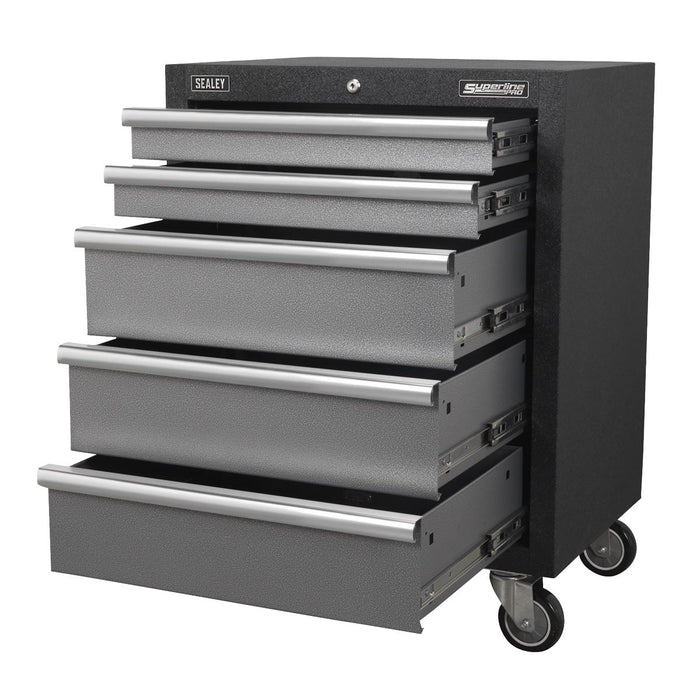 Sealey Modular 5 Drawer Mobile Cabinet 650mm APMS58 Sealey - Dynamic Drive