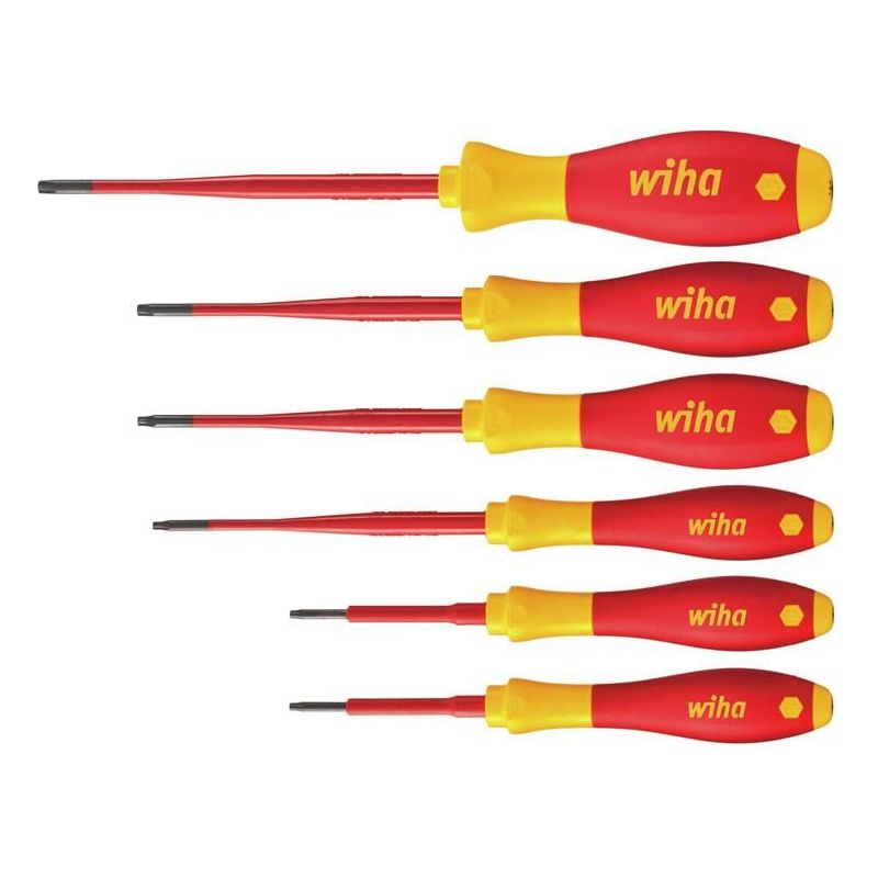 Wiha SoftFinish® electric slimFix TORX® Screwdriver Set, 6 Piece Wiha - Dynamic Drive