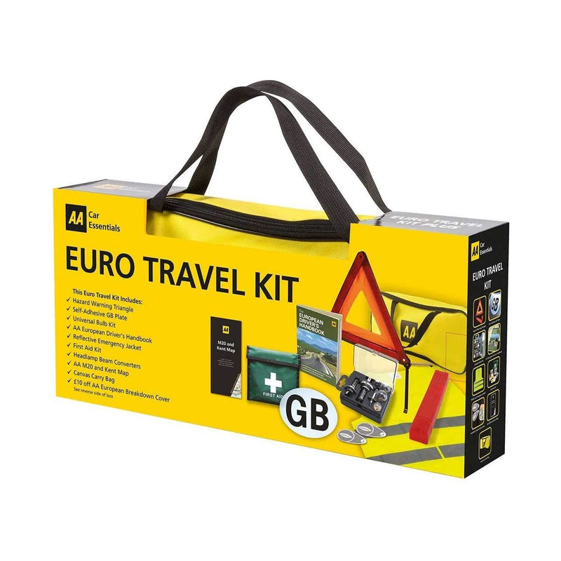 AA Euro Travel Kit Pack European Driving Legal Requirements France Spain Germany AA - Dynamic Drive