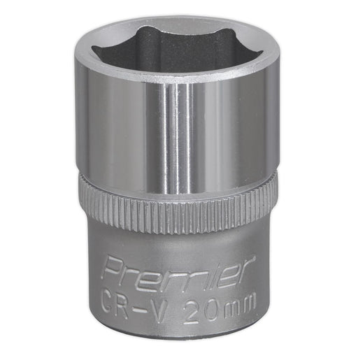 Sealey WallDrive Socket 20mm 1/2"Sq Drive S1220 Sealey - Dynamic Drive