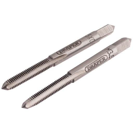 Draper Coarse Hand Taps Taper and Plug, 3.5mm 83796 Draper - Dynamic Drive